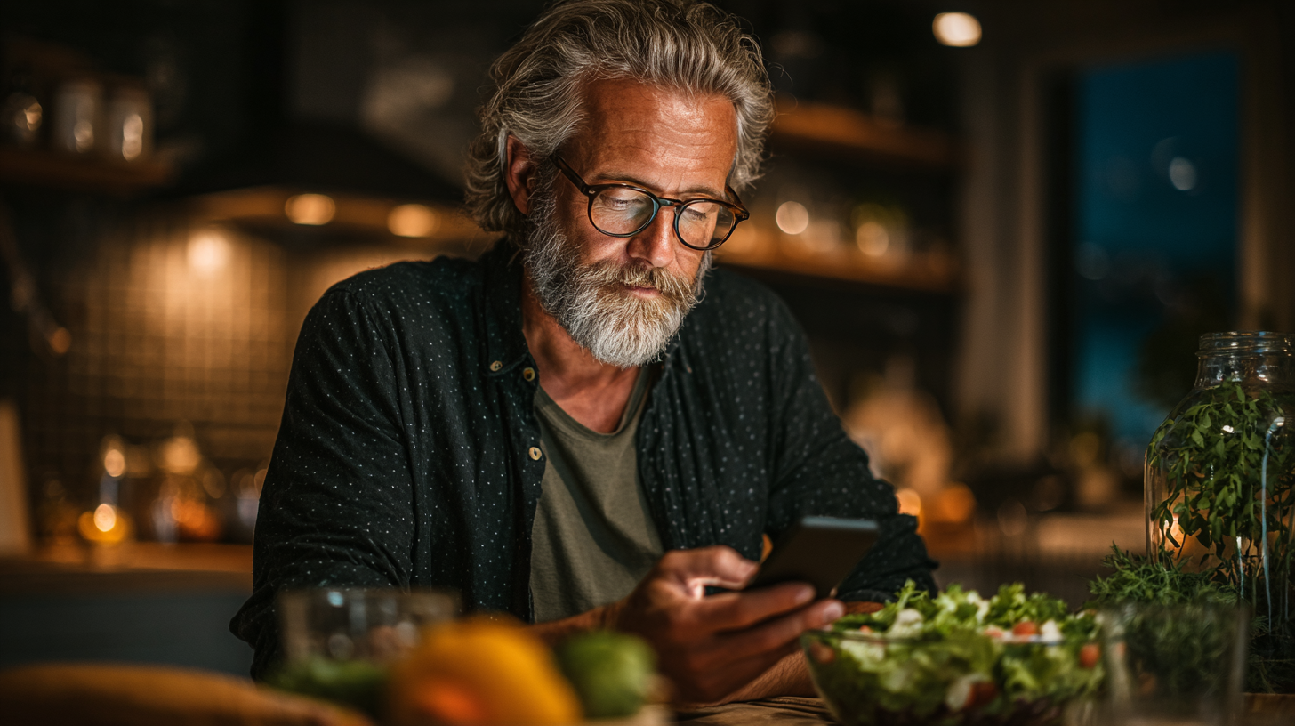 Grupa szczęśliwych starszych osób wspólnie przygotowujących zdrowy posiłek